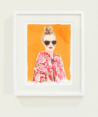 Top knot and Caftan // Caitlin McGauley