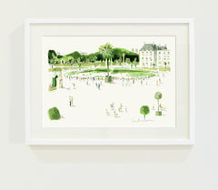 The Luxembourg in Spring by Dominique Corbasson