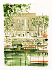 The Square of Vert Galant by Dominique Corbasson