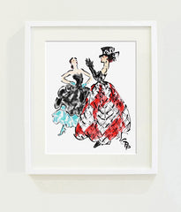 Isaac Mizrahi and Valentino show off // Gladys Perint Palmer