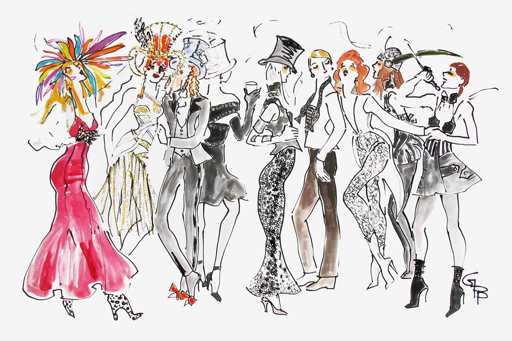 Swell Party! Rifat Ozbek, Bob Mackie, Anna (Blumarine) Molinari, Angelo Tarlazzi, Perry Ellis, Giorgio Armani, Victor Alfaro, Valentino Garavani and Gianni Versace // Gladys Perint Palmer