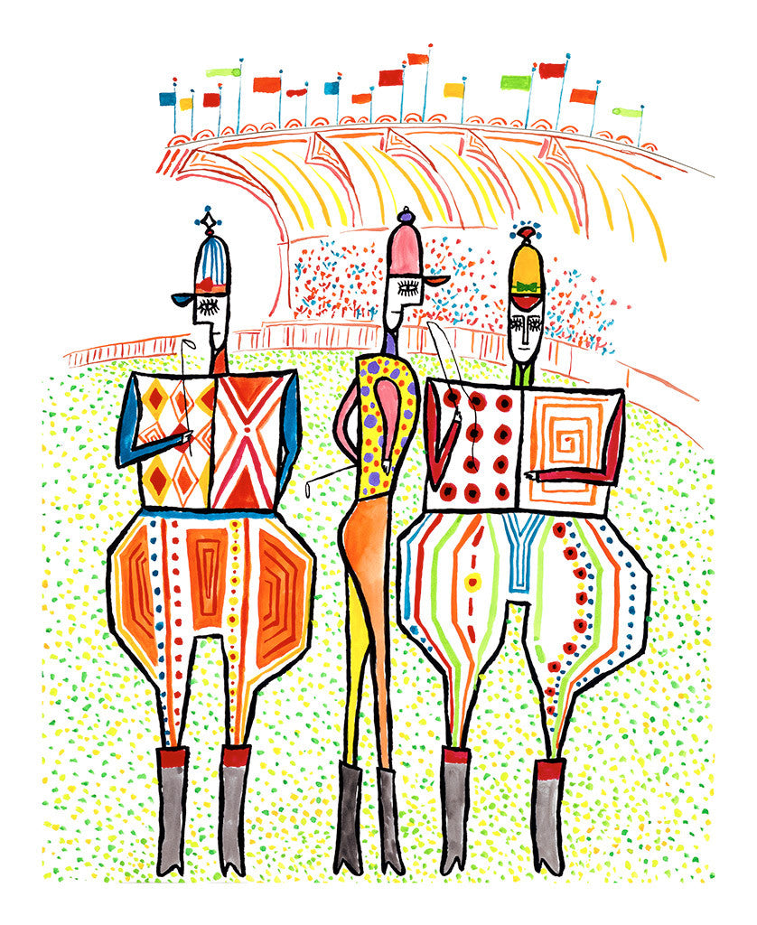 Three Jockeys // John Rombola
