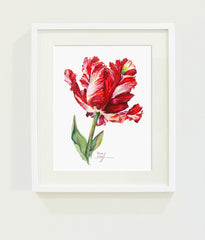Red Estella Tulip // Page Lee Hufty