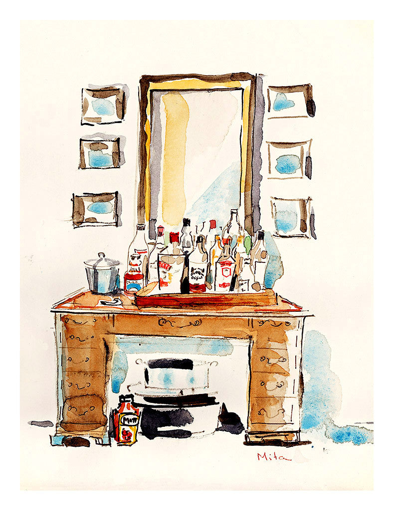 Bar on Desk // Mita Corsini Bland