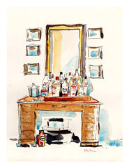 Bar on Desk // Mita Corsini Bland