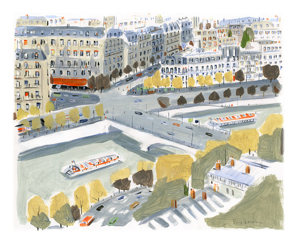 La Seine au Pont de l’Alma // Dominique Corbasson