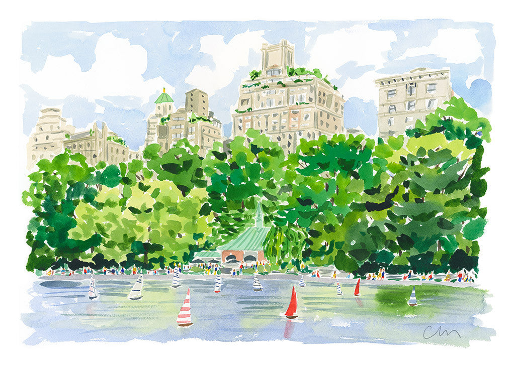 The Boat Pond in Central Park