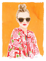Top knot and Caftan // Caitlin McGauley