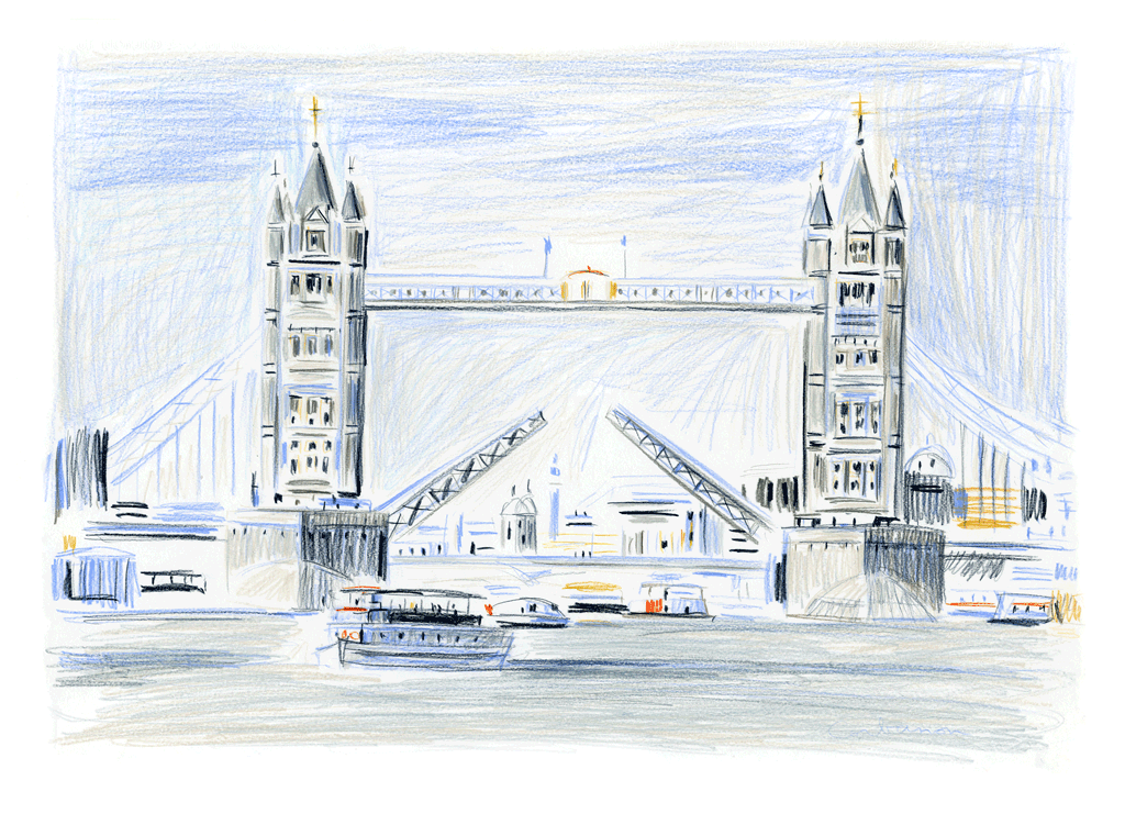 Tower Bridge by Dominique Corbasson