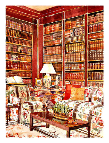 Brooke Astor's Library // Mita Corsini Bland