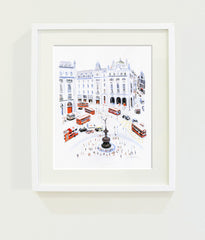 Buses in Piccadily Circus // Dominique Corbasson